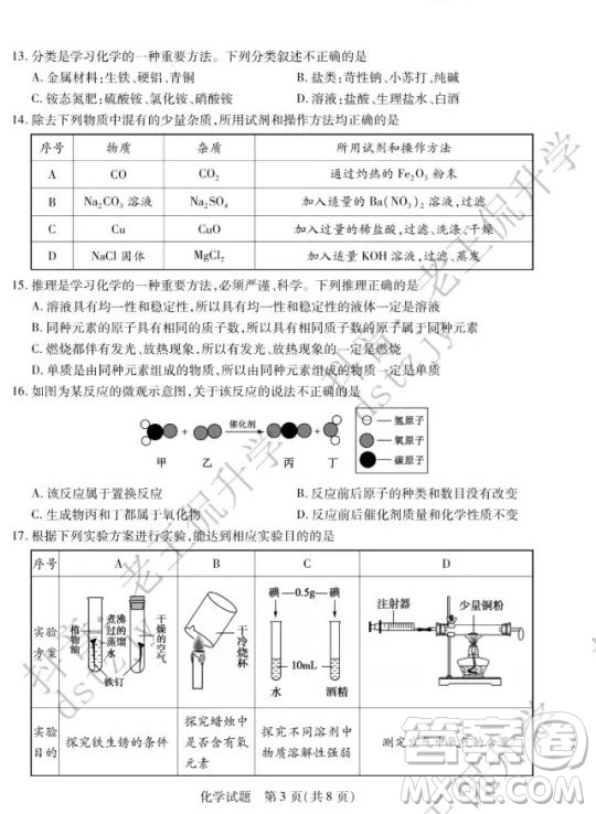 2022年初中学业水平考试